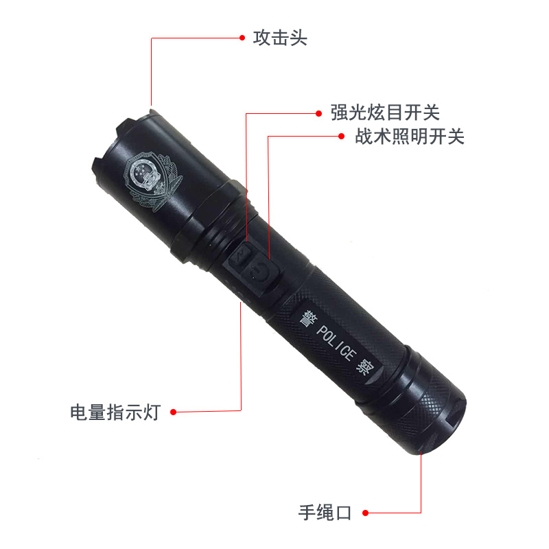 新標警用手電使用說明